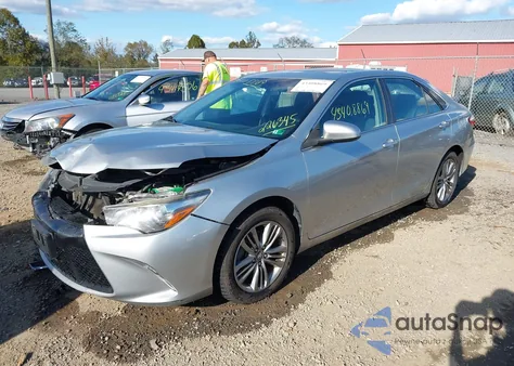 2016 Toyota Camry Se z USA, uszkodzony, nr VIN 4T1BF1FK5GU226345